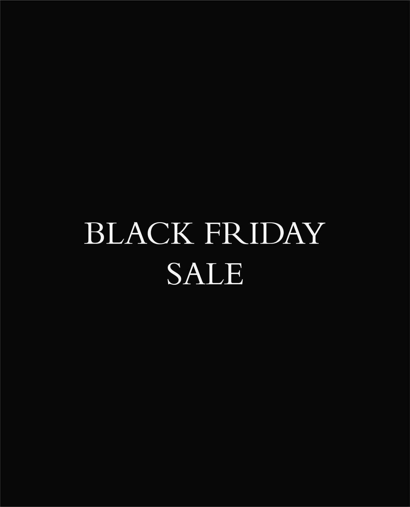 Black Friday Sale