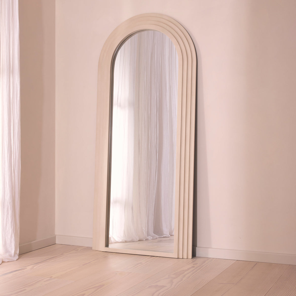 Luciana - Full Length Arched Concrete Mirror 180cm x 80cm
