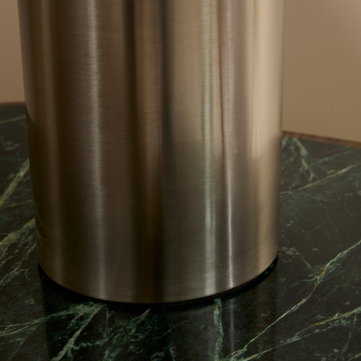 Castella - Brushed Steel Scallop Shade Table Lamp