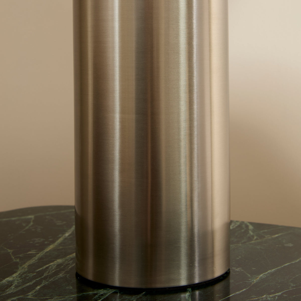 Castella - Brushed Steel Scallop Shade Table Lamp
