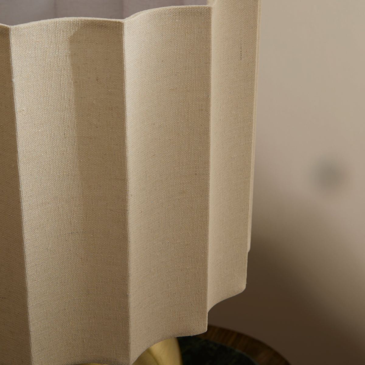 Caia - Antique Gold Scallop Shade Table Lamp