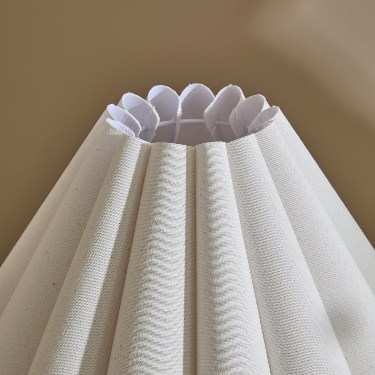 Orla - Olive Gloss Ceramic Scallop Shade Table Lamp
