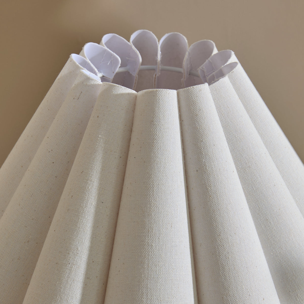 Orla - Terracotta Gloss Ceramic Scallop Shade Table Lamp
