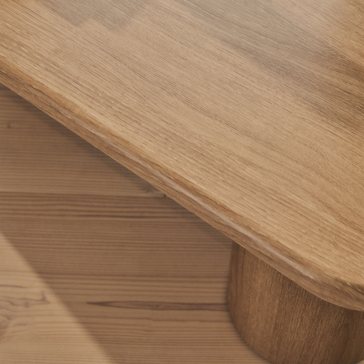 Alina - Washed Wood Rectangular Large Wooden Coffee Table