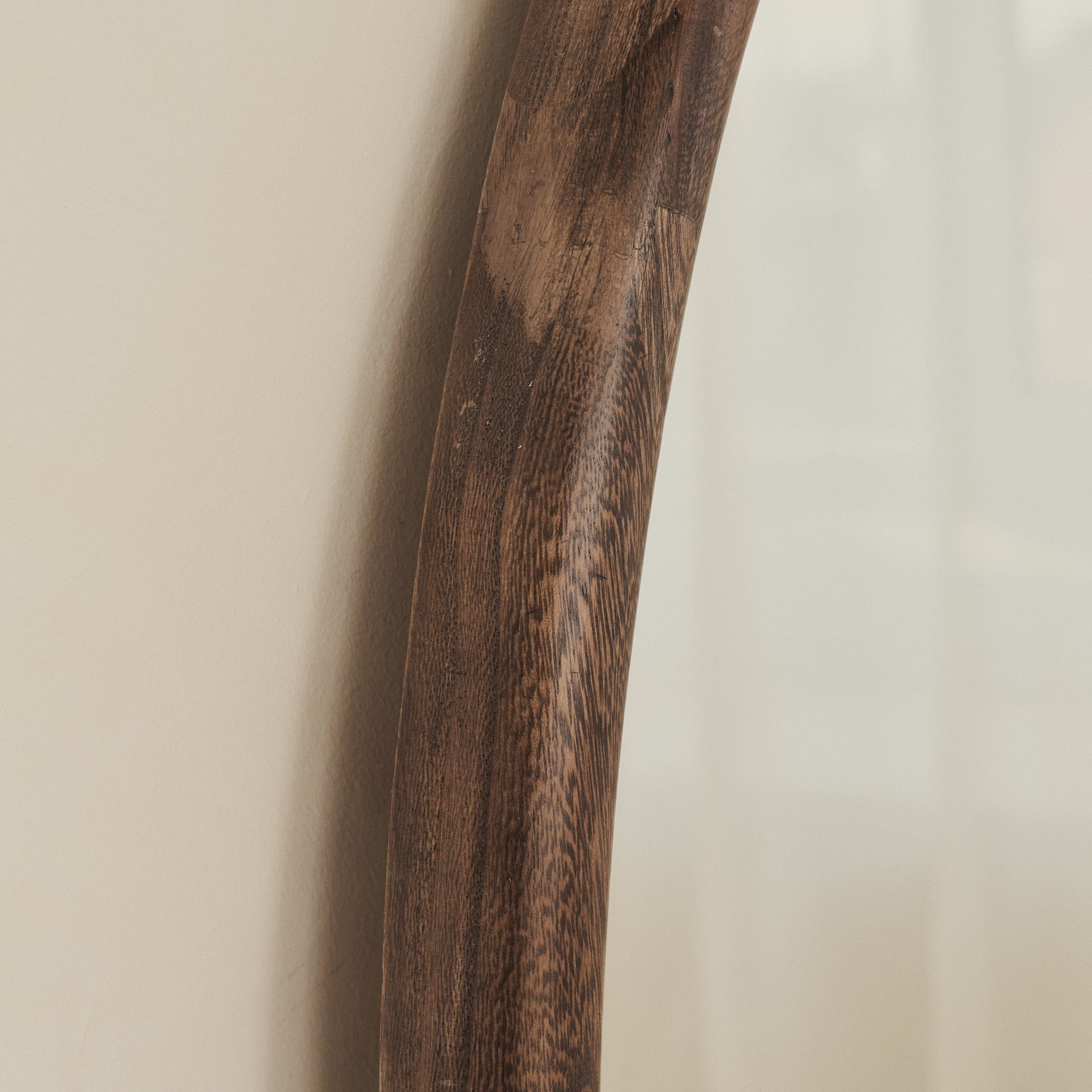 Amora - Extra Large Warm Wood Round Wall Mirror 120cm x 120cm