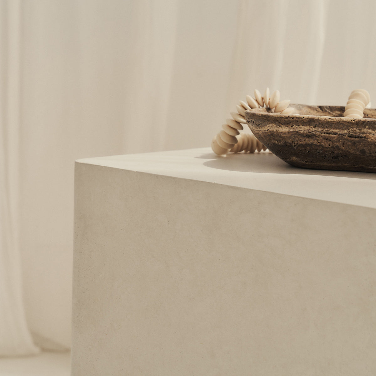 Angelo - Minimal Concrete Rectangle Side Table