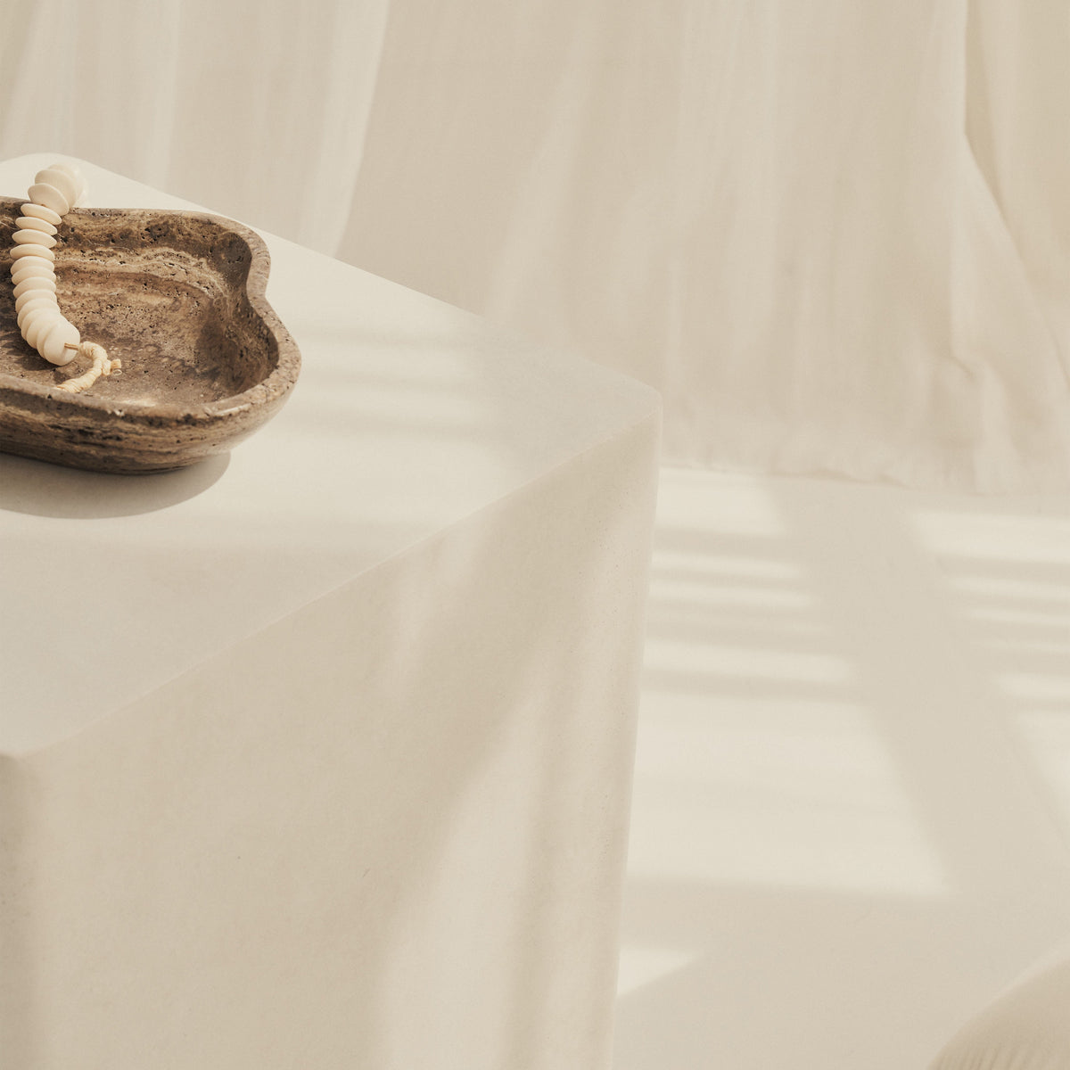 Angelo - Minimal Concrete Rectangle Side Table