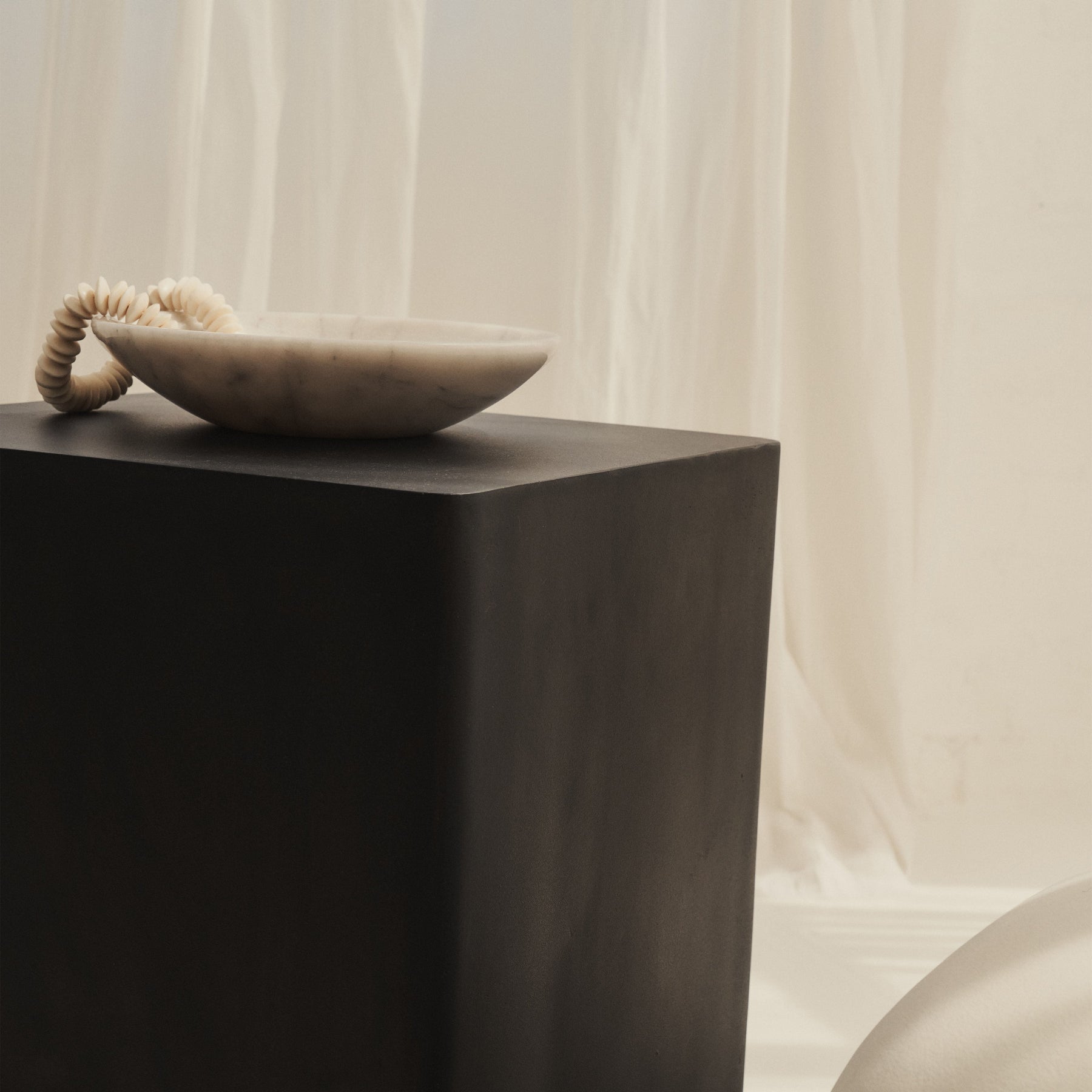 Angelo - Minimal Onyx Rectangle Side Table