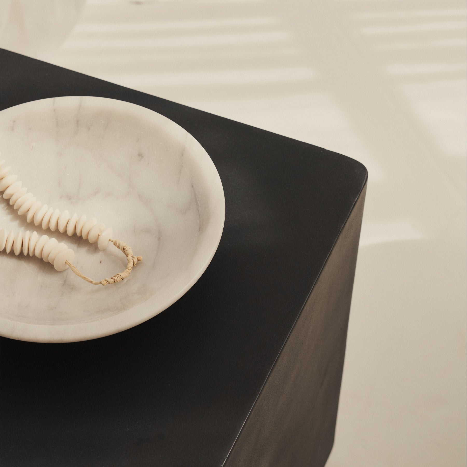 Angelo - Minimal Onyx Rectangle Side Table
