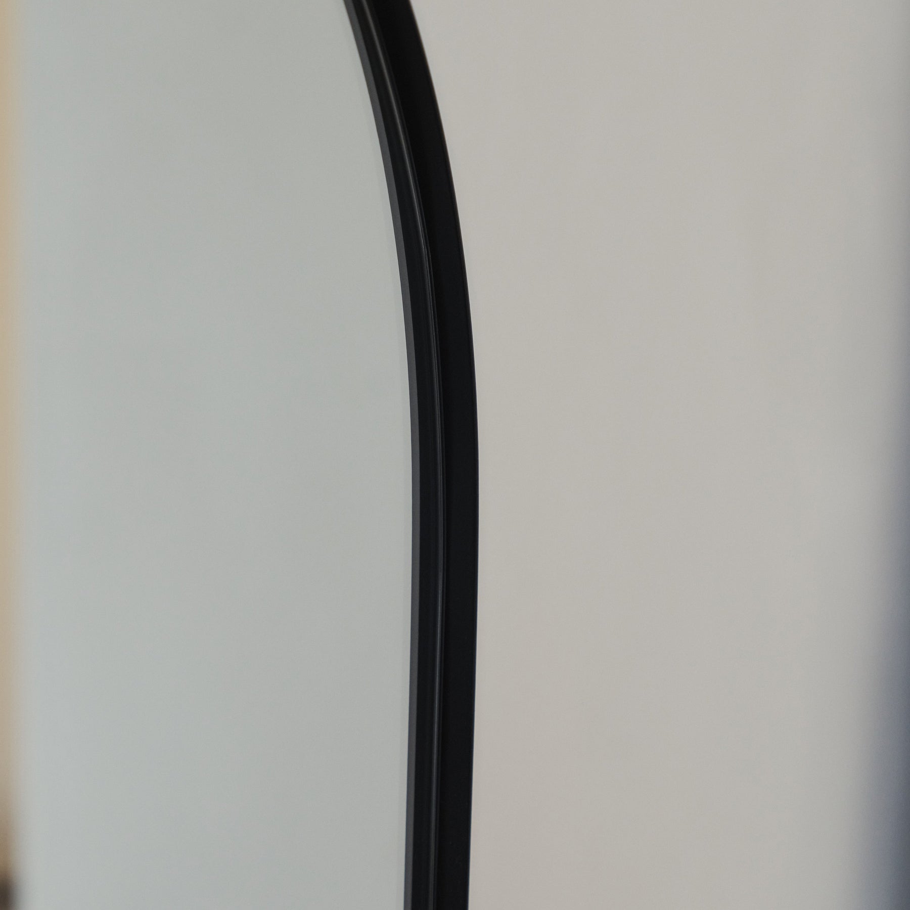 Aria - Black Metal Overmantle Wall Mirror 100cm x 70cm