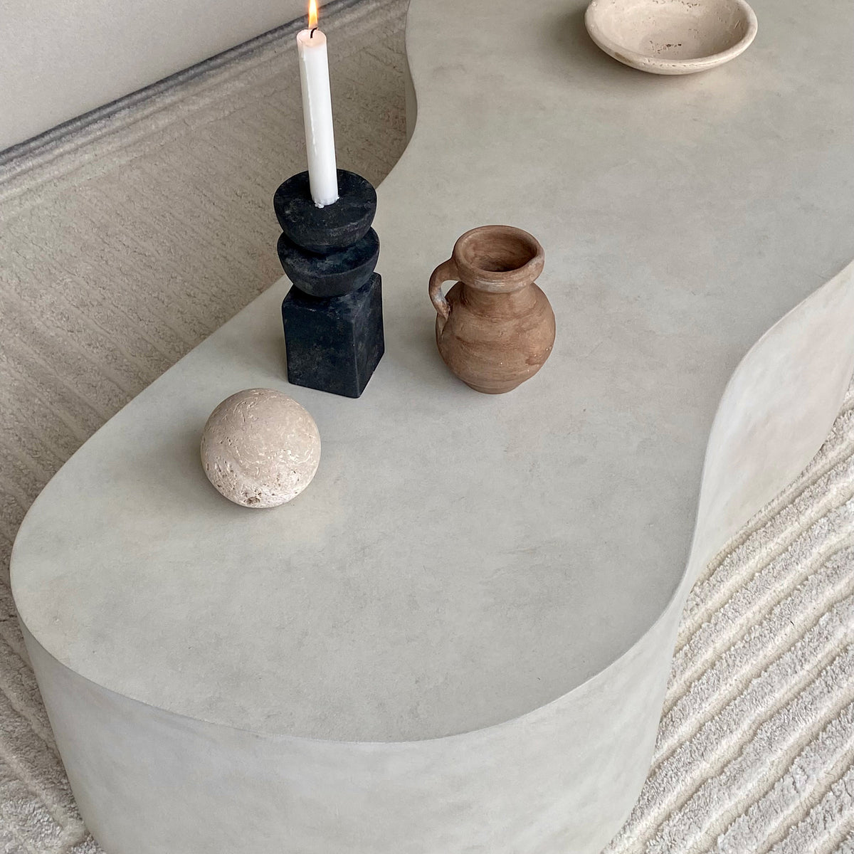 Arlo - Concrete Irregular Extra Large Coffee Table