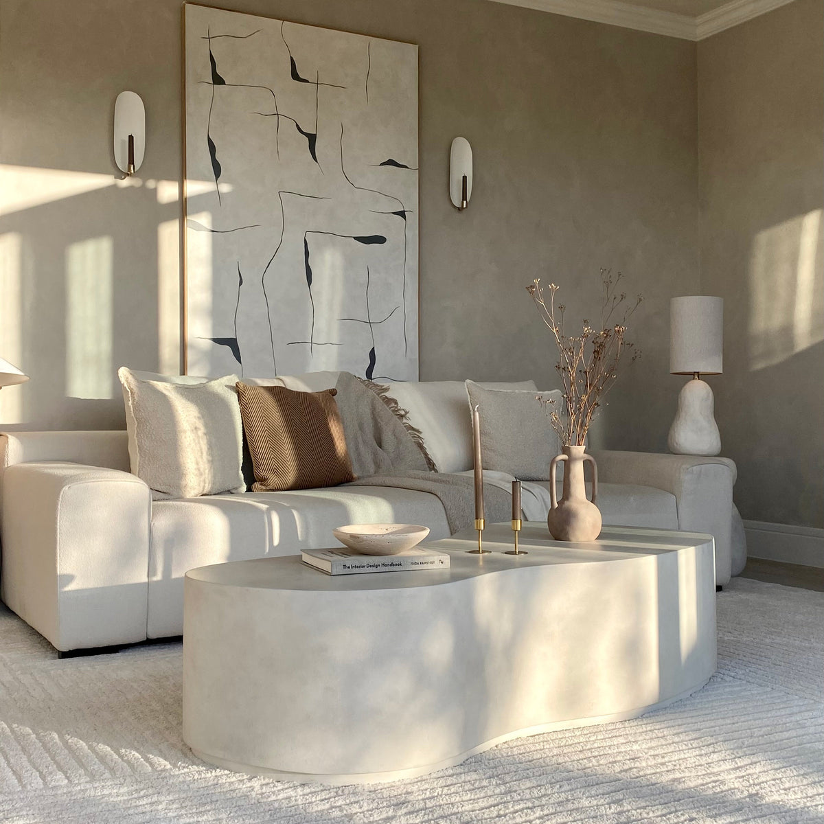 Arlo - Concrete Irregular Extra Large Coffee Table