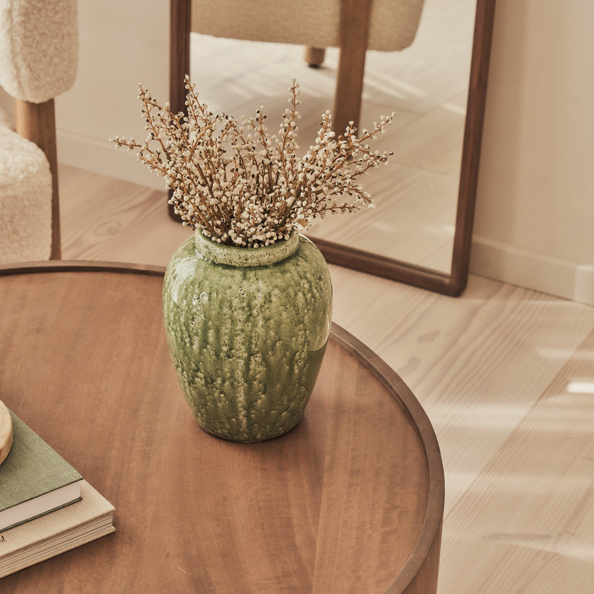 Fairmont - Warm Wood Premium Round Coffee Table