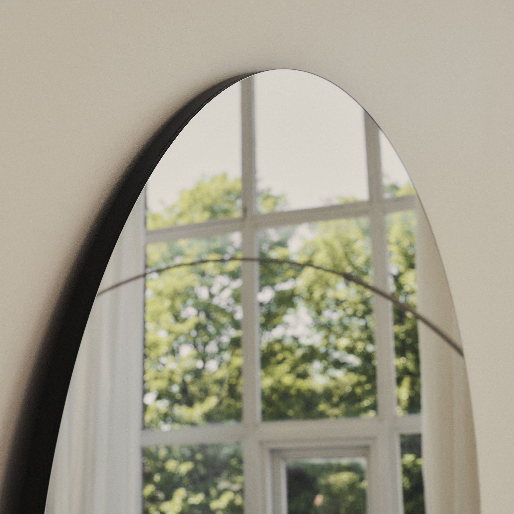 Edge - Extra Large Frameless Arched Full Length Mirror 200cm x 100cm