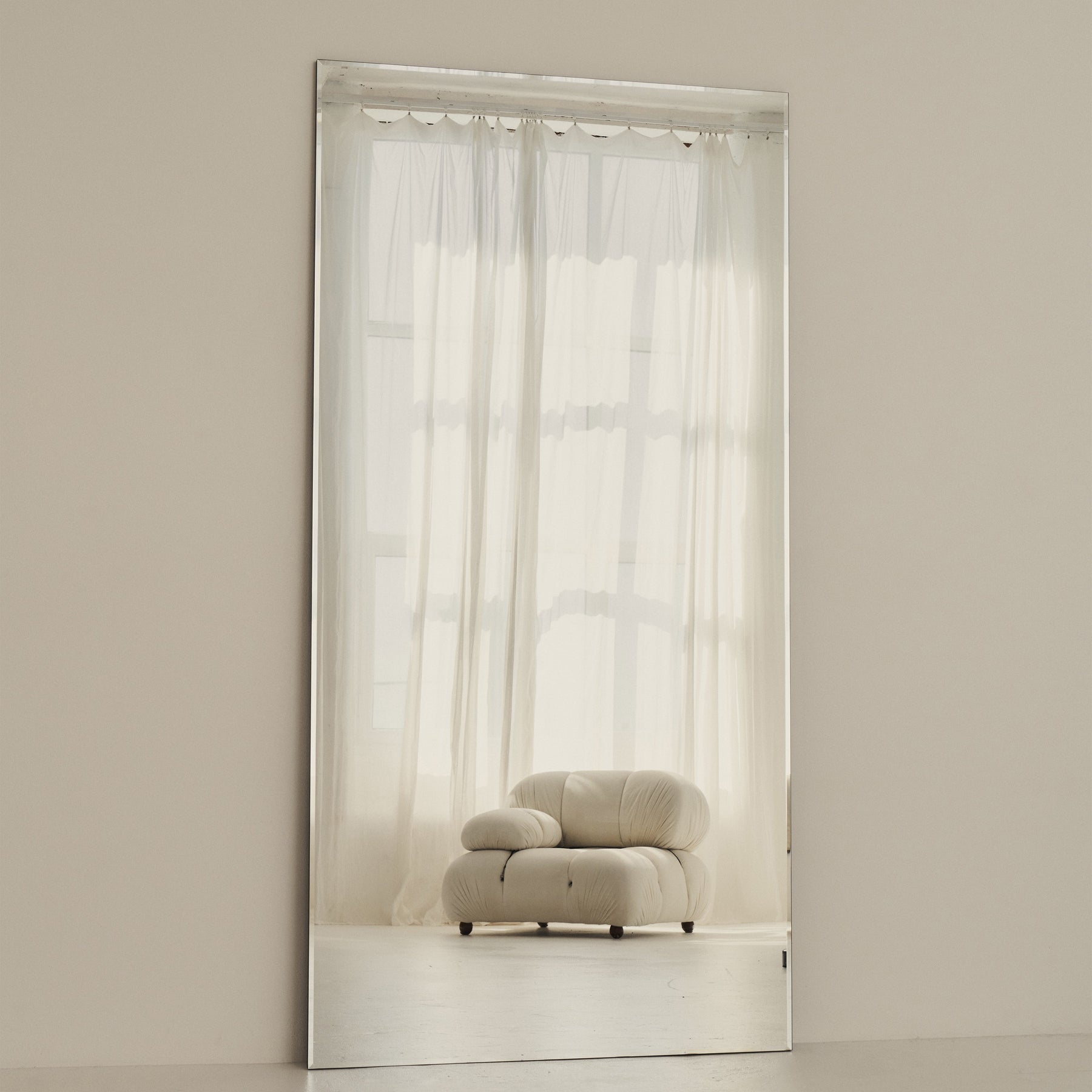 Edge - Extra Large Frameless Full Length Rectangular Mirror 200cm x 100cm
