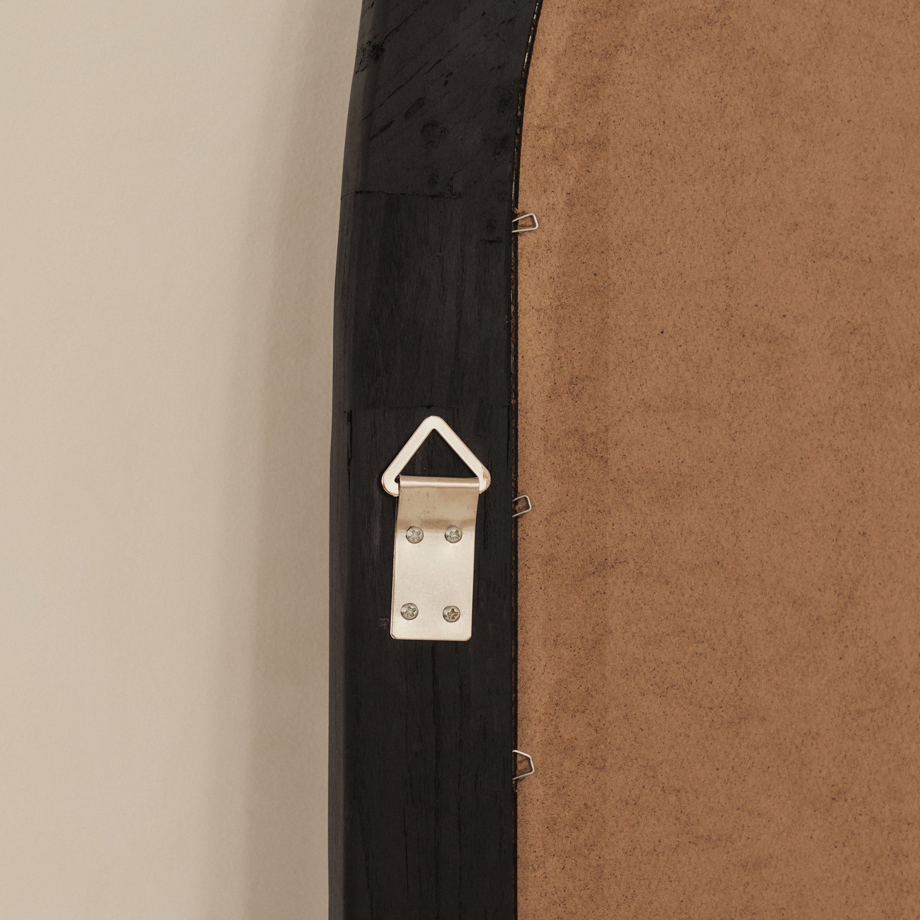 Elowyn - Large Full Length Black Elm Wood Organic Mirror 180cm x 80cm