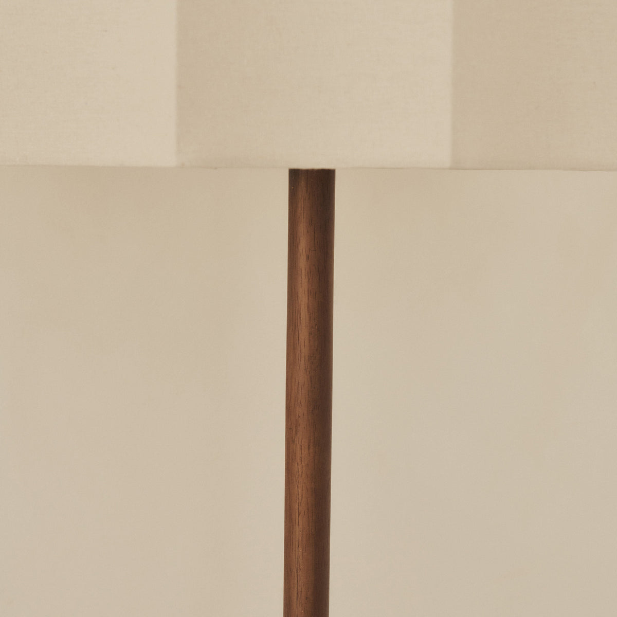 Esme - Dark Wood Inverted Scallop Shade Floor Lamp