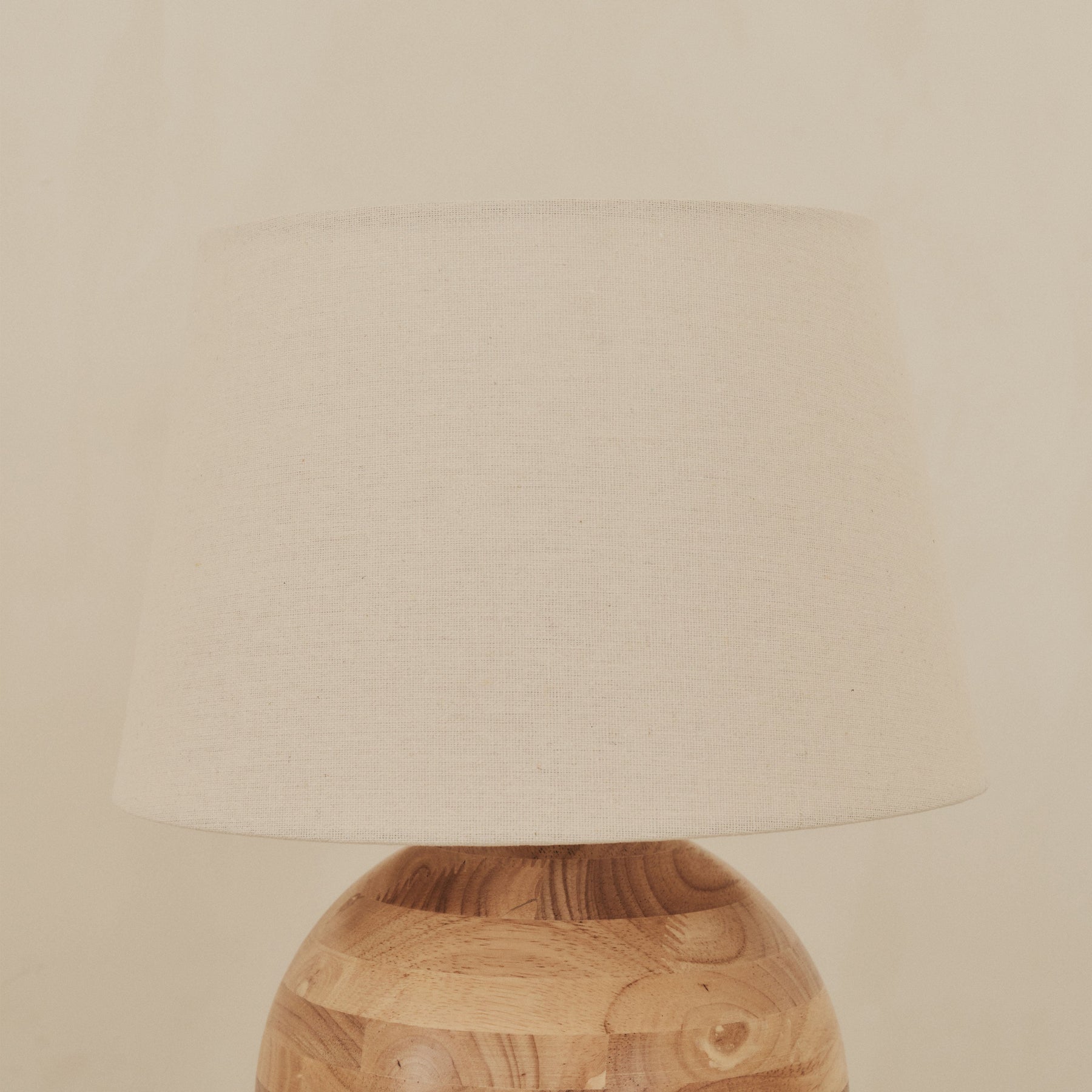 Geneva - Light Wood Drum Shade Table Lamp