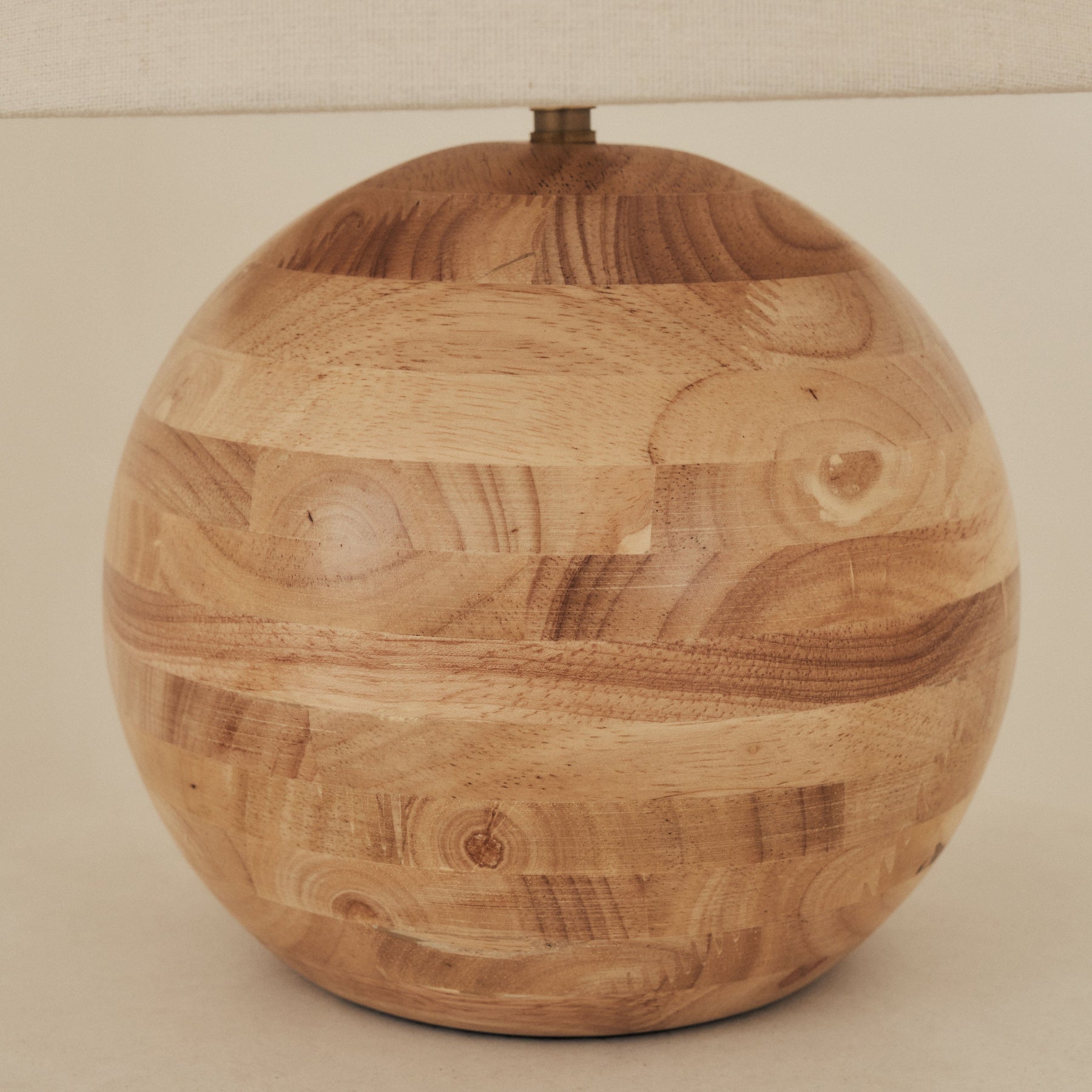 Geneva - Light Wood Drum Shade Table Lamp