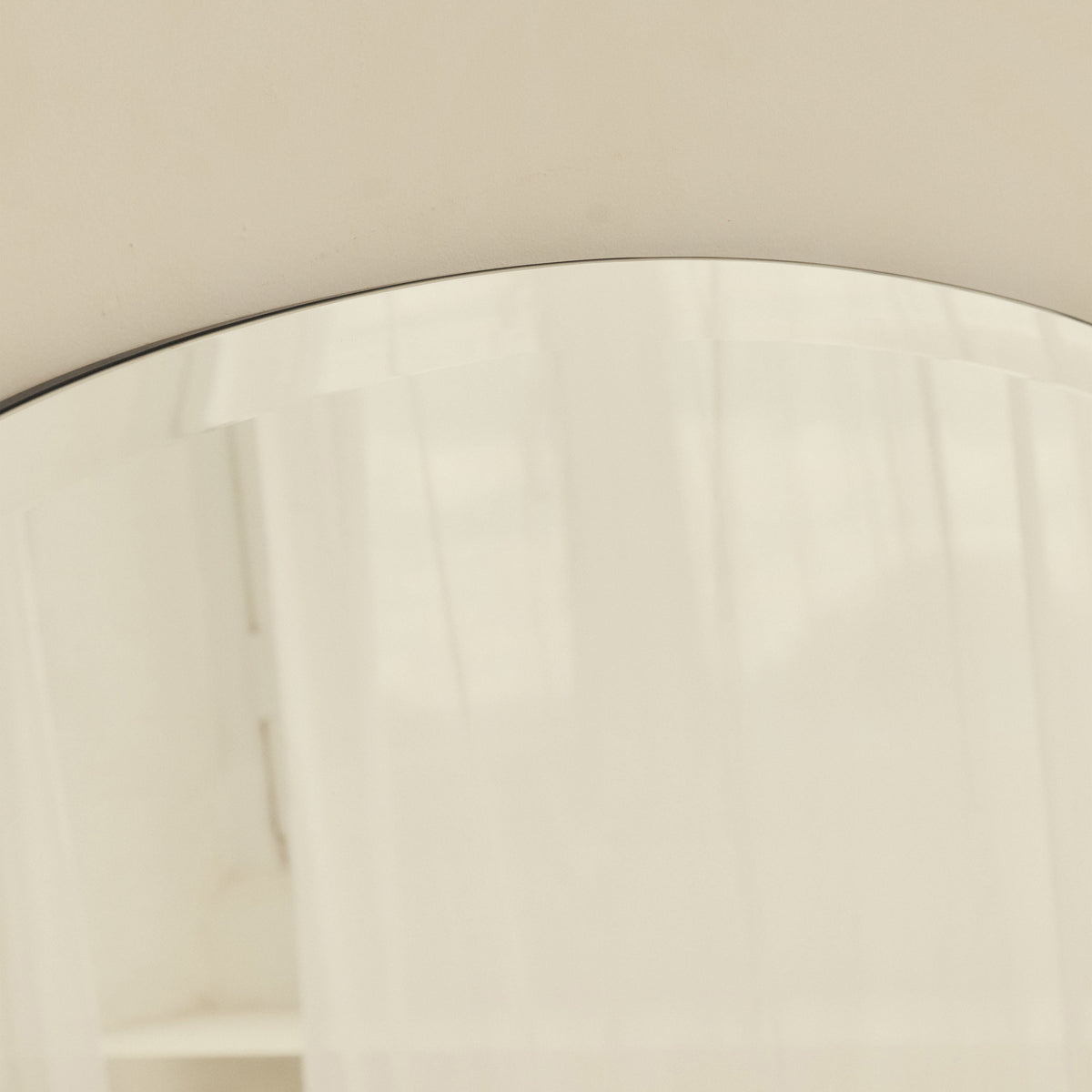 Vienna - Large Frameless Overmantle Bevelled Mirror 95cm x 70cm