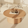 Madison - Large Light Wood Round Wooden Coffee Table