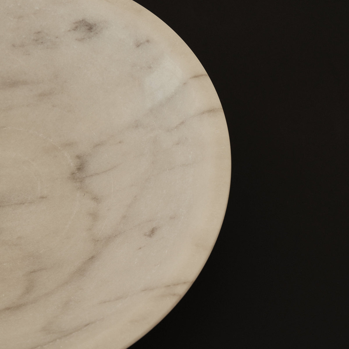 Marbelle - Large White Marble Decorative Bowl