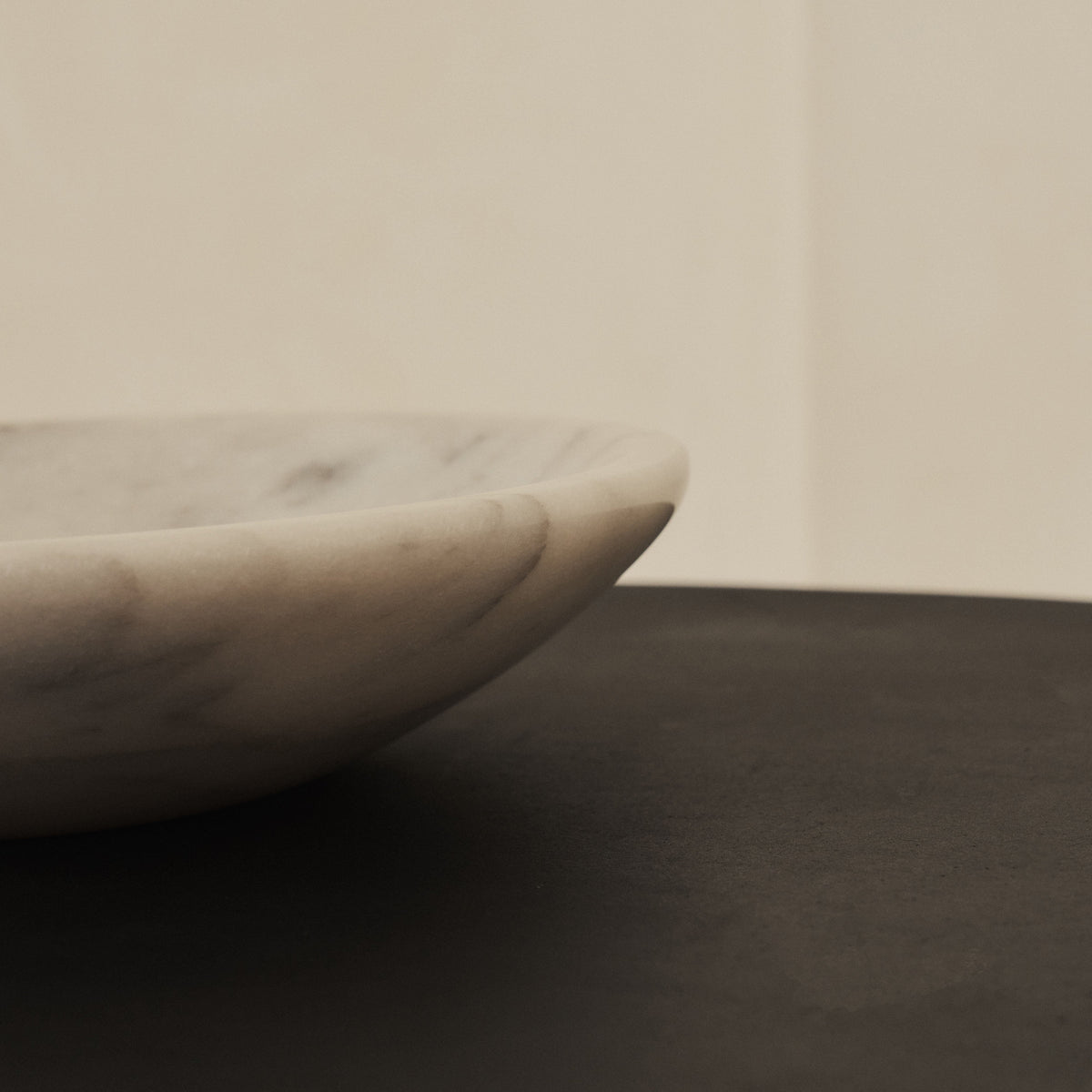 Marbelle - Large White Marble Decorative Bowl