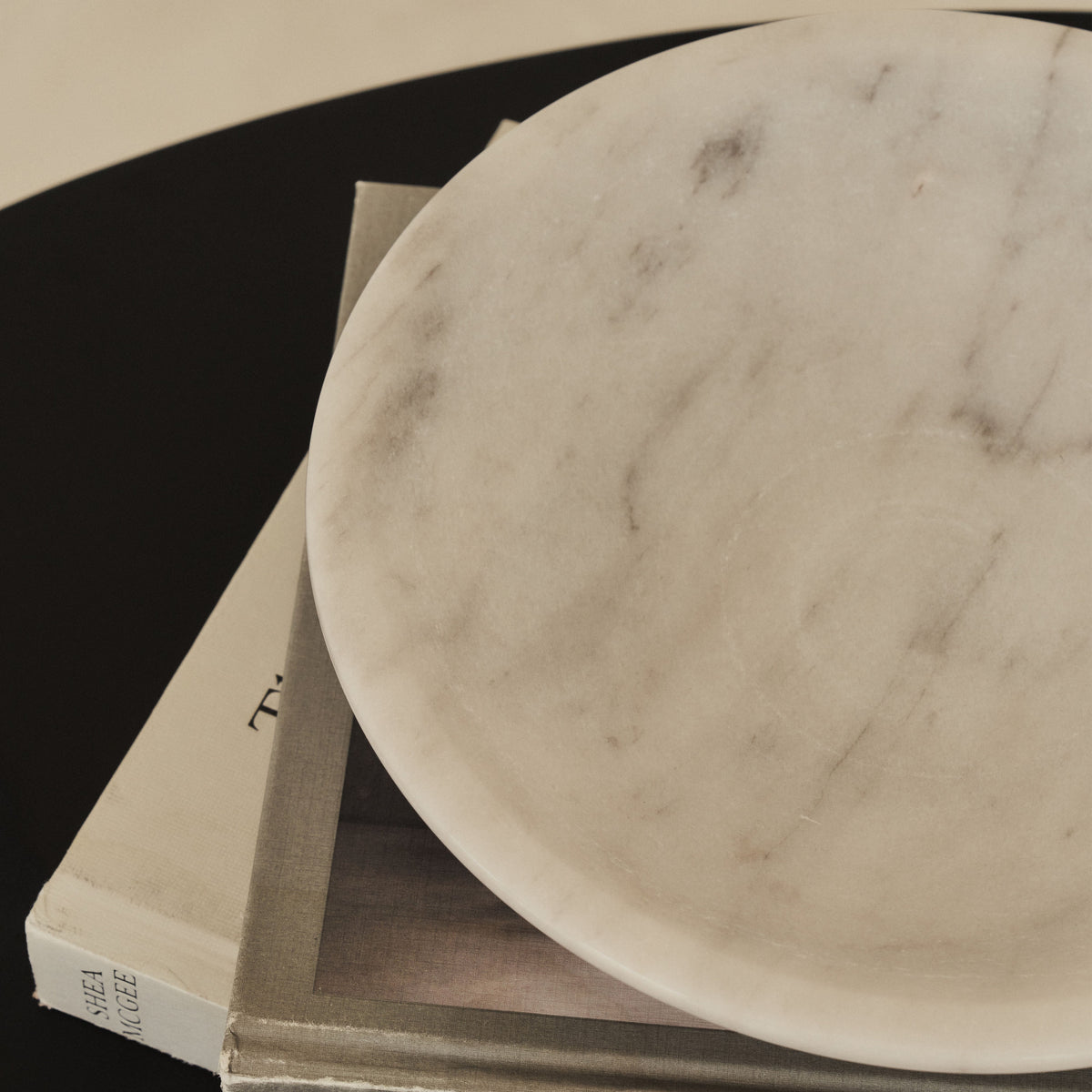 Marbelle - Large White Marble Decorative Bowl