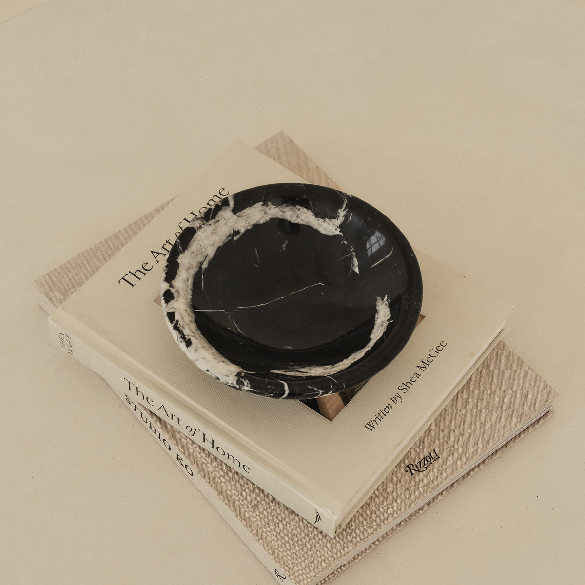 Marbelle - Black Marble Decorative Bowl