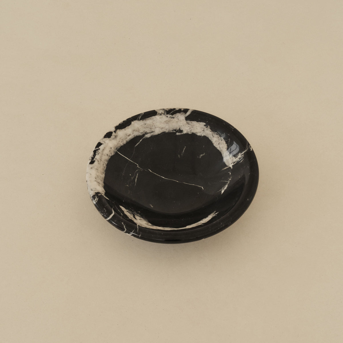 Marbelle - Black Marble Decorative Bowl