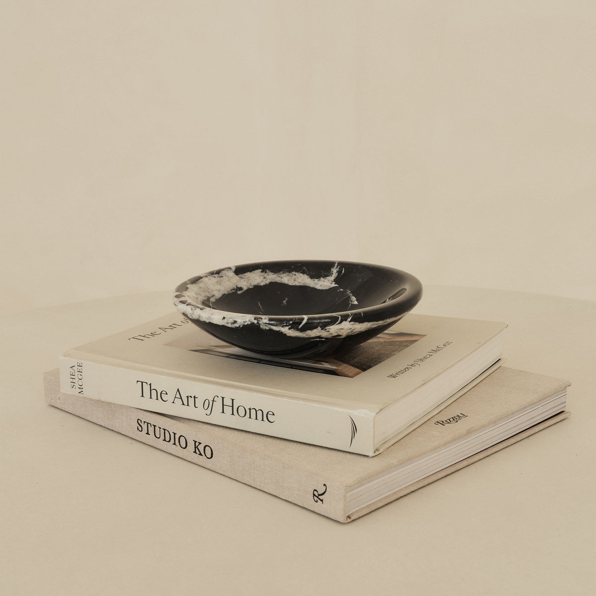 Marbelle - Black Marble Decorative Bowl