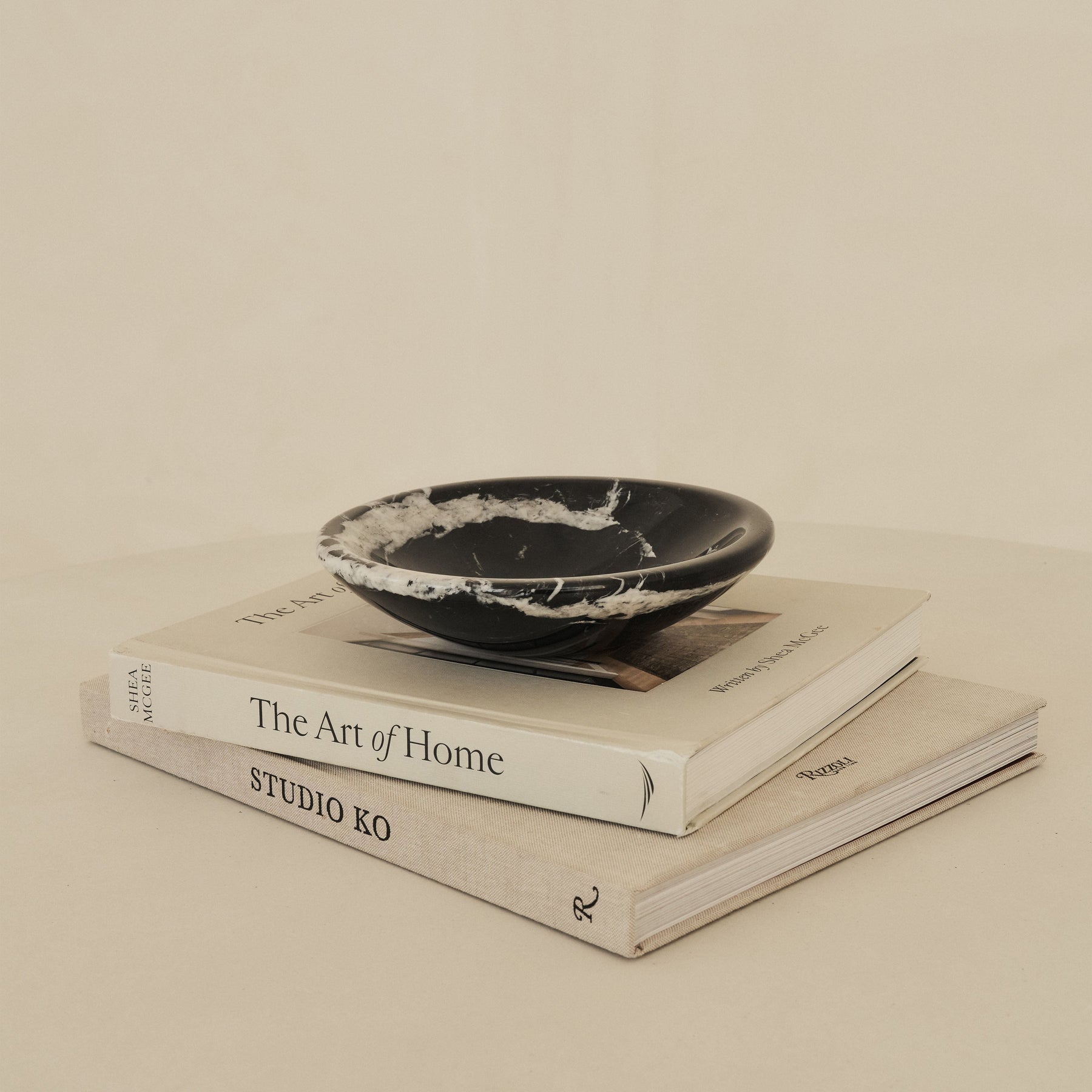 Marbelle - Black Marble Decorative Bowl