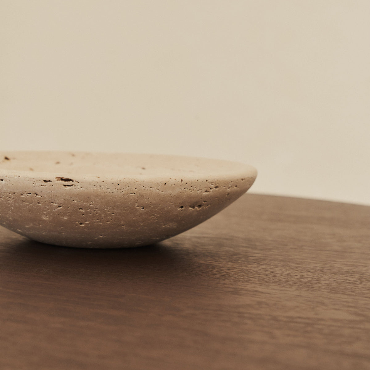 Marbelle - Cream Travertine Decorative Bowl