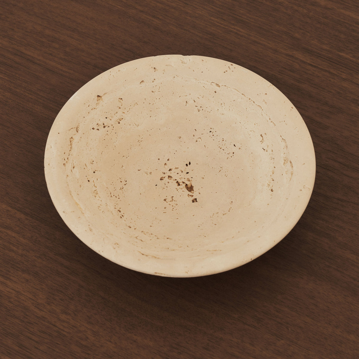Marbelle - Cream Travertine Decorative Bowl