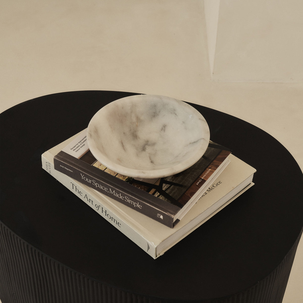 Marbelle - White Marble Decorative Bowl