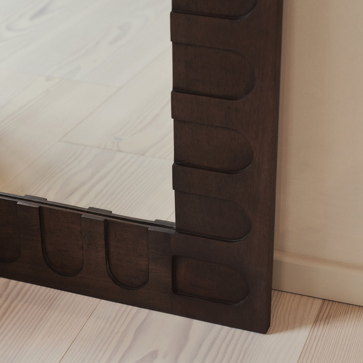 Valor - Dark Wood Extra Large Premium Mirror 200cm x 120cm