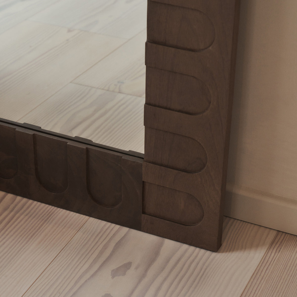 Valor - Warm Wood Extra Large Premium Mirror 200cm x 120cm