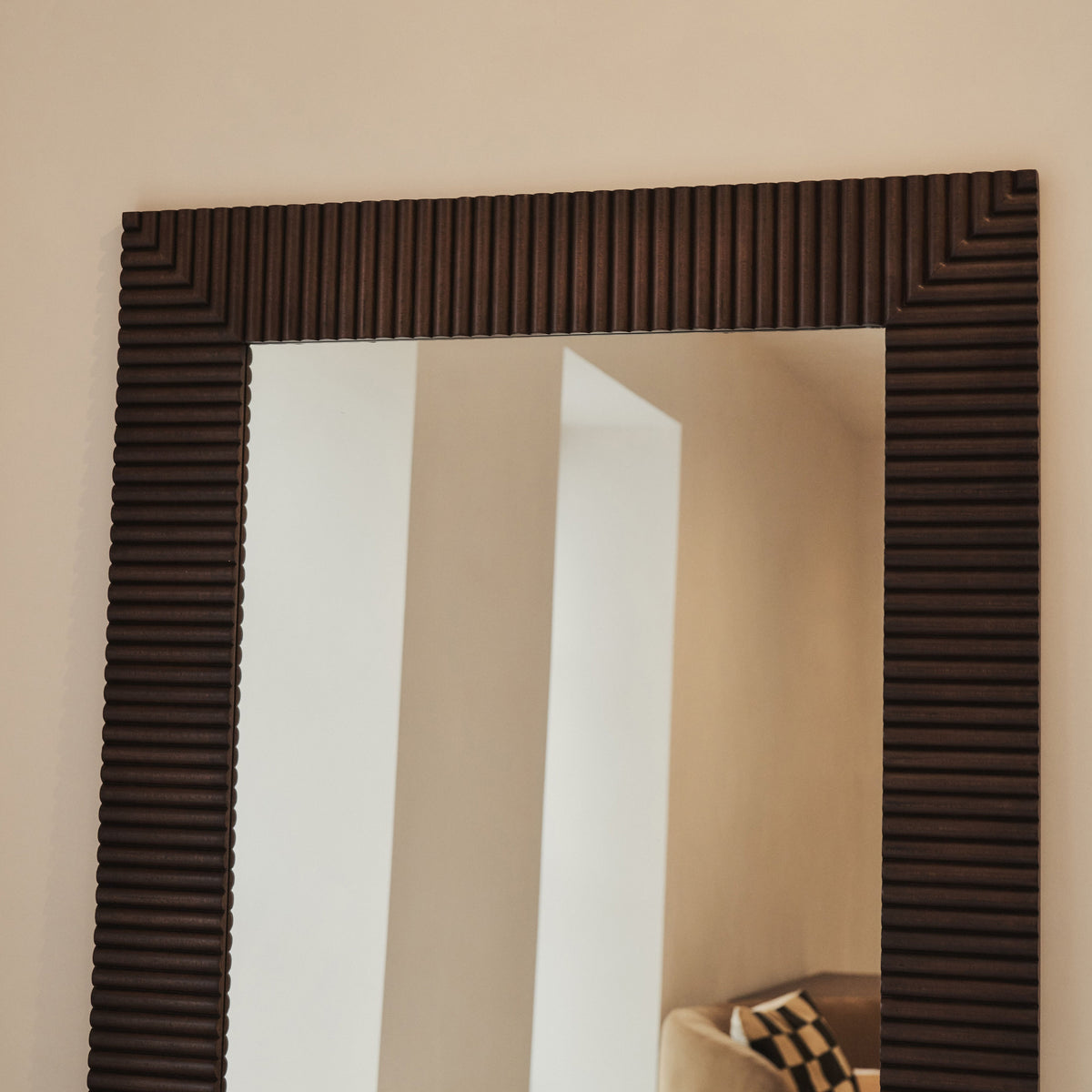 Sloane - Dark Wood Extra Large Premium Mirror 190cm x 100cm