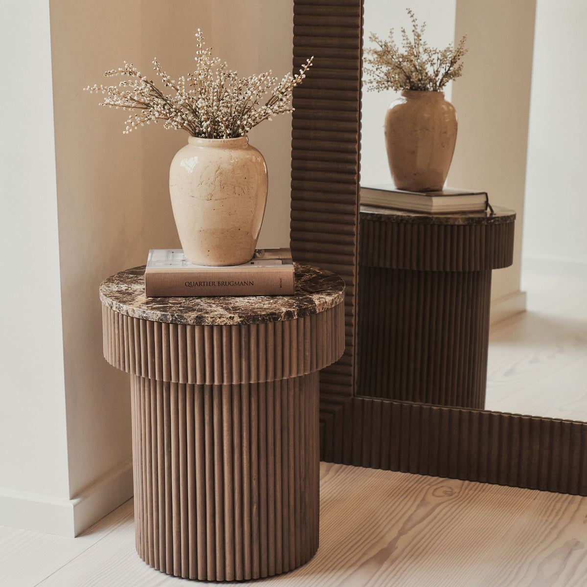 Sloane - Warm Wood Extra Large Premium Mirror 190cm x 100cm