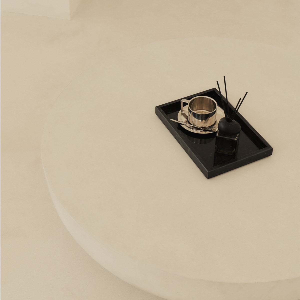 Travara - Black Marble Large Rectangular Decorative Tray