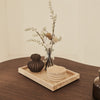 Travara - Cream Travertine Large Rectangular Decorative Tray