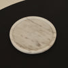 Travara - White Marble Round Decorative Tray