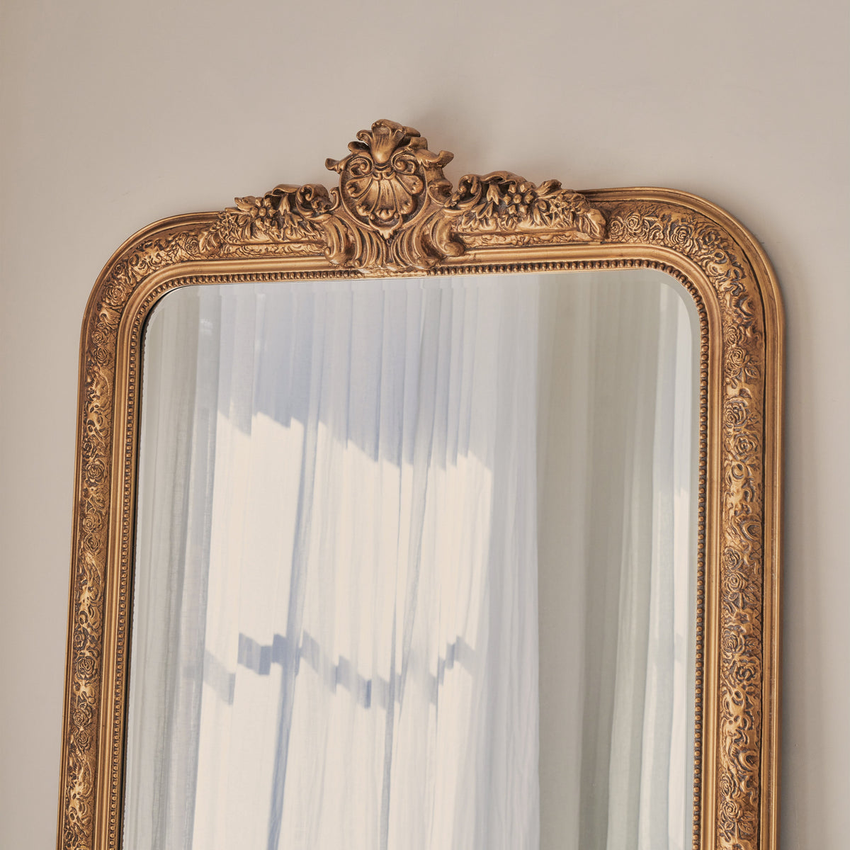 Kensington - Full Length Gold Ornate Mirror 196cm x 100cm