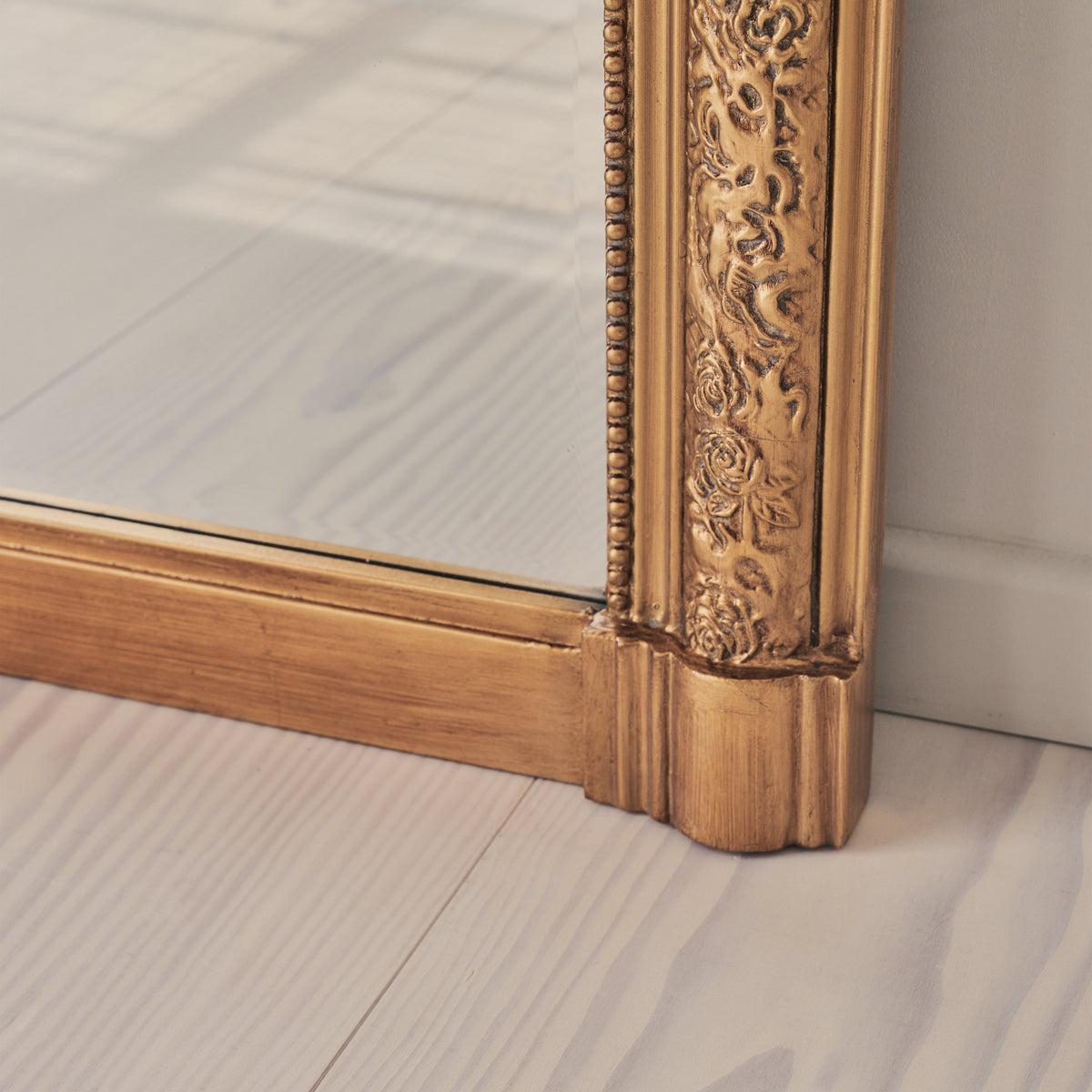 Kensington - Full Length Gold Ornate Mirror 196cm x 100cm