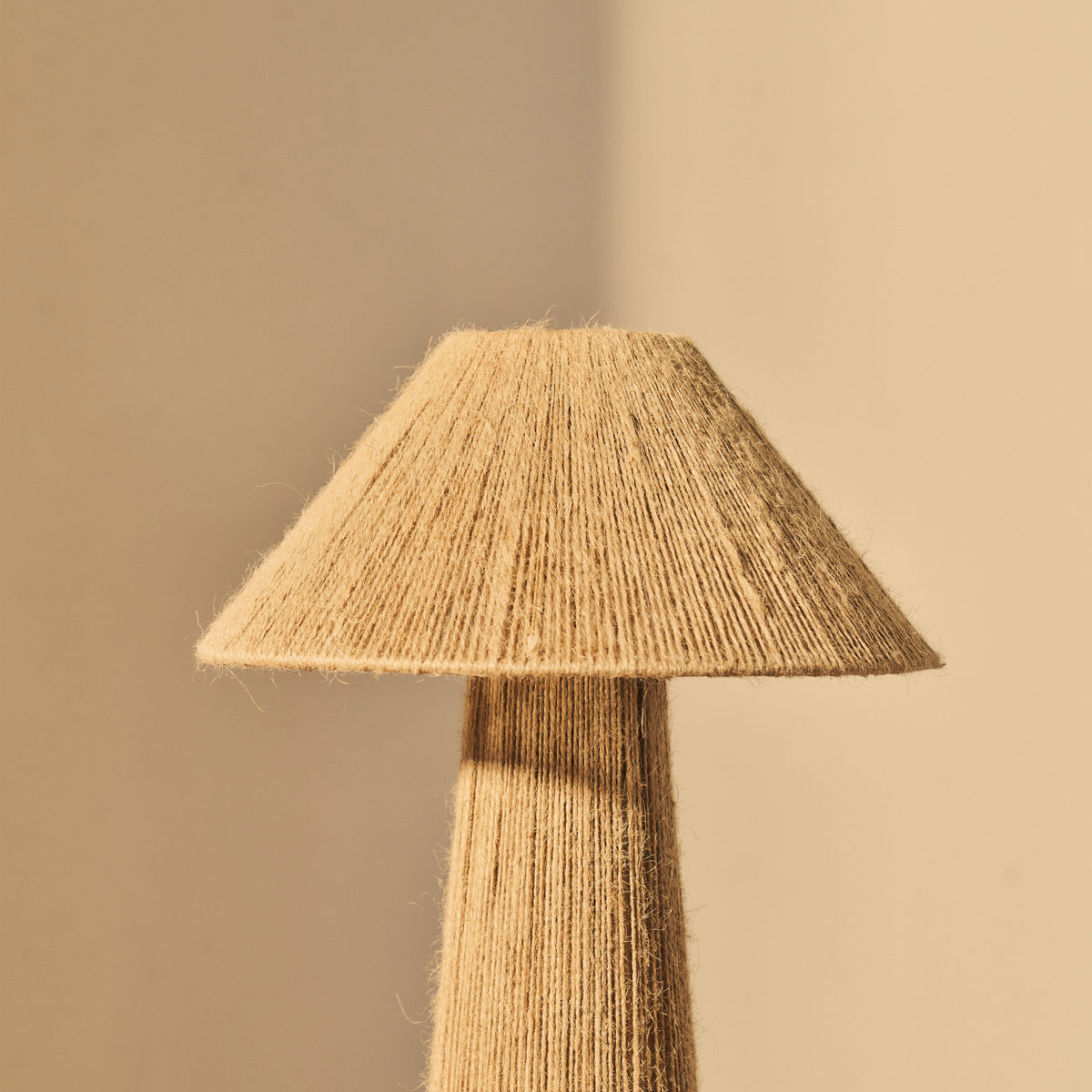 Erba - Jute String Coolie Shade Table Lamp