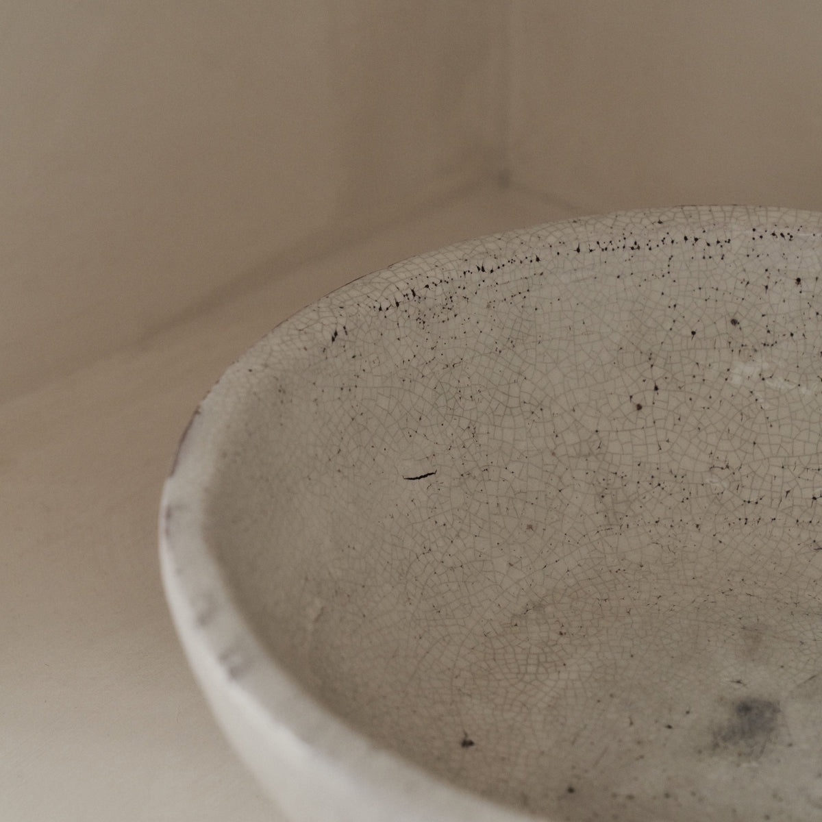 Portera - Ivory Gloss Ceramic Decorative Bowl