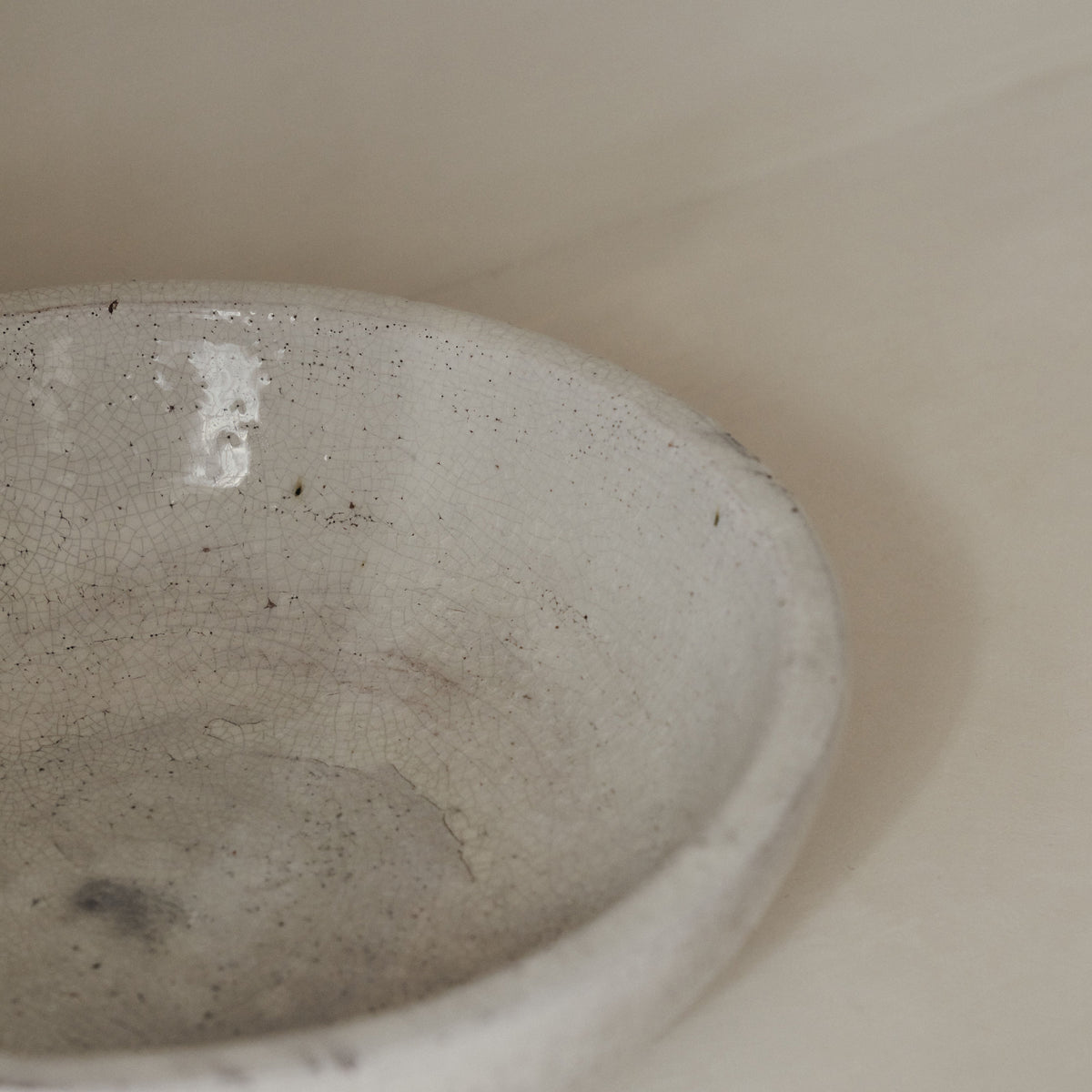 Portera - Ivory Gloss Ceramic Decorative Bowl