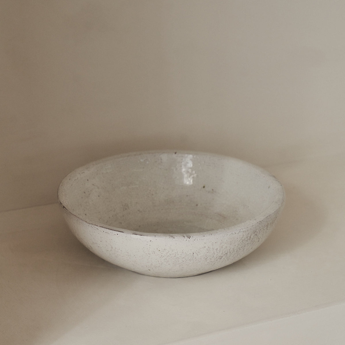 Portera - Ivory Gloss Ceramic Decorative Bowl