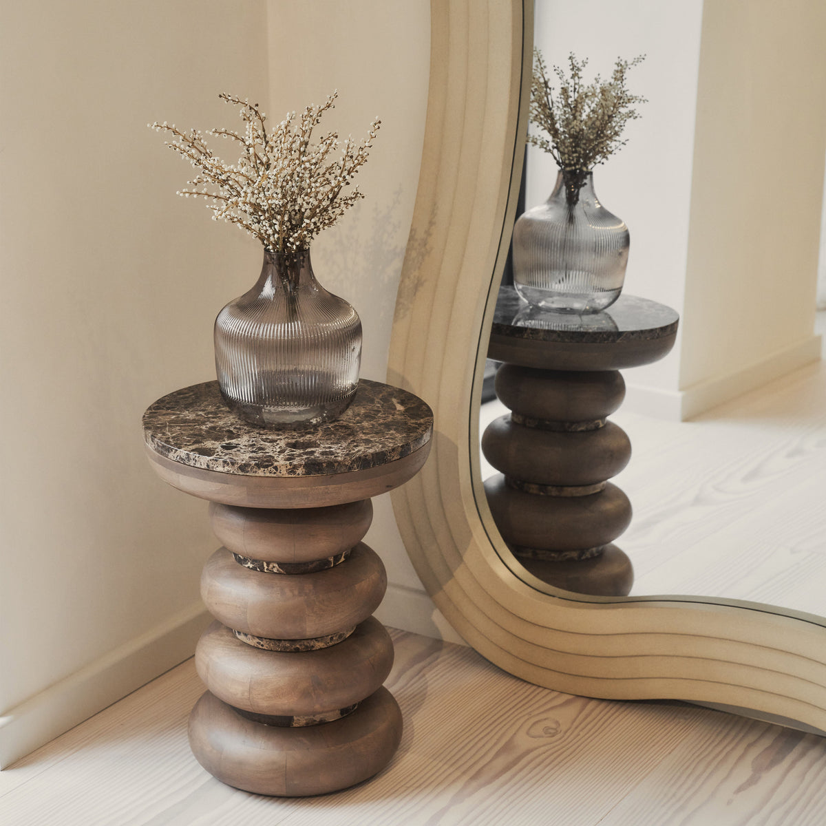 Luciana - Full Length Irregular Concrete Extra Large Mirror 200cm x 120cm
