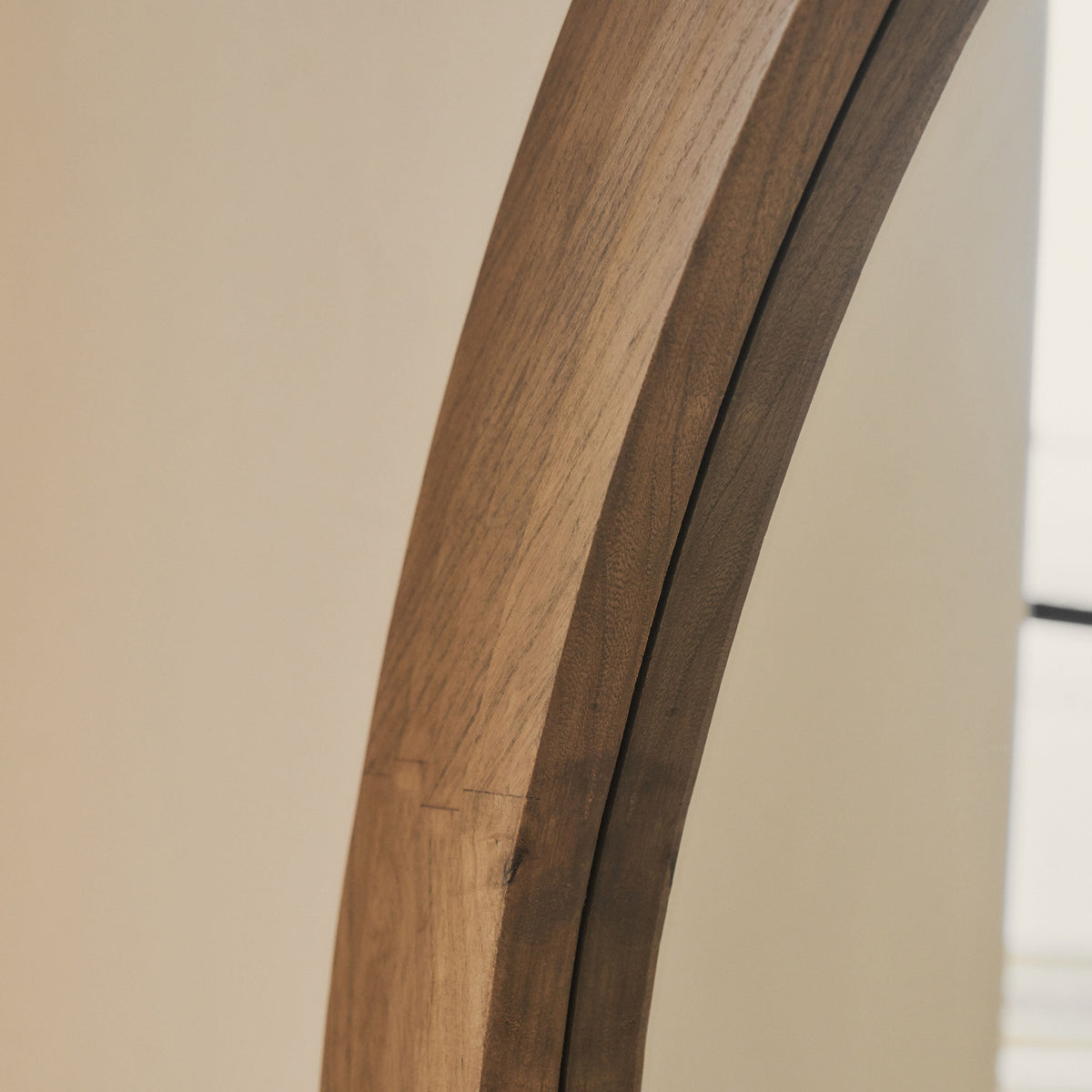 Luciana - Full Length Irregular Warm Wood Extra Large Mirror 200cm x 120cm